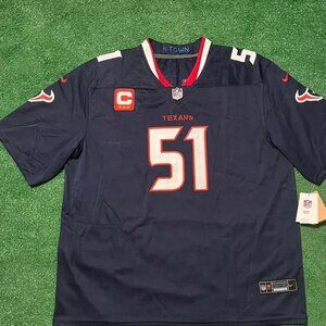Houston Texans Will Anderson Jr Blue Jersey 4XL